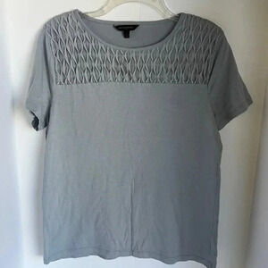 Banana Republic Gray Top, Dressy T-Shirt, Women’s Size Small